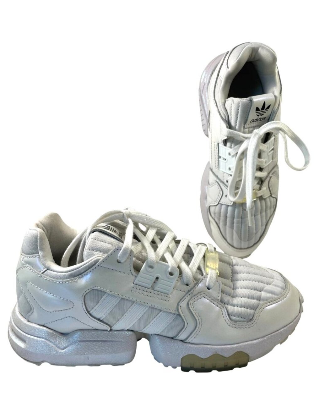 Adidas ZX Torsion Sneakers 7 Cloud White Lace Up Hiking Trainer Sporty Athletic